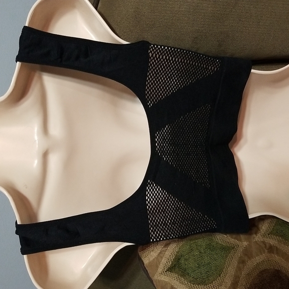 Fashion hollow mesh breathable large black spots bra - Picture 12 of 17